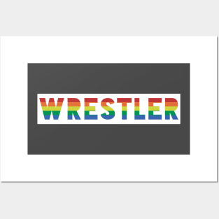 Wrestling Gay Pride LGBTQIA Wrestler Posters and Art